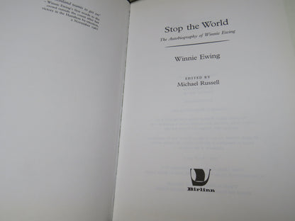 Stop The World The Autobiography of Winnie Ewing By Winnie Ewing 2004 book image 4