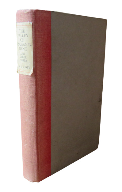The Valley of Enchantment and Other Papers by George J. Scott, 1934 book front cover