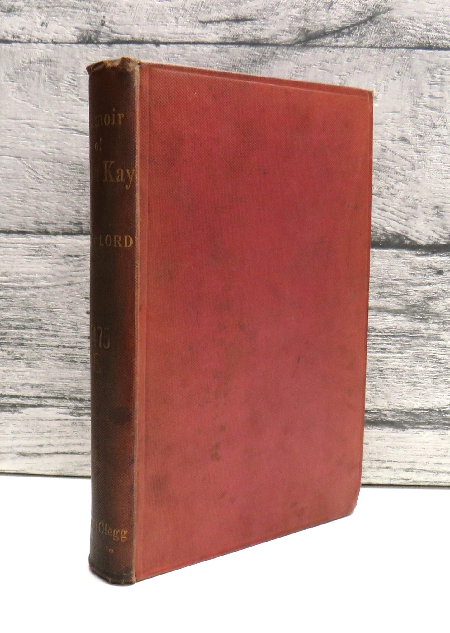 Memoir of John Kay Of Bury, County of Lancaster By John Lord 1903
