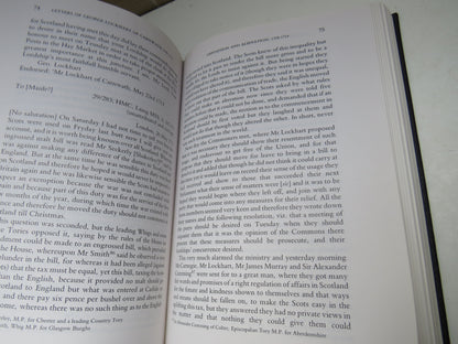 Letters of George Lockhart of Carnwath 1698-1732 Edited By Daniel Szechi 1989 book image 6