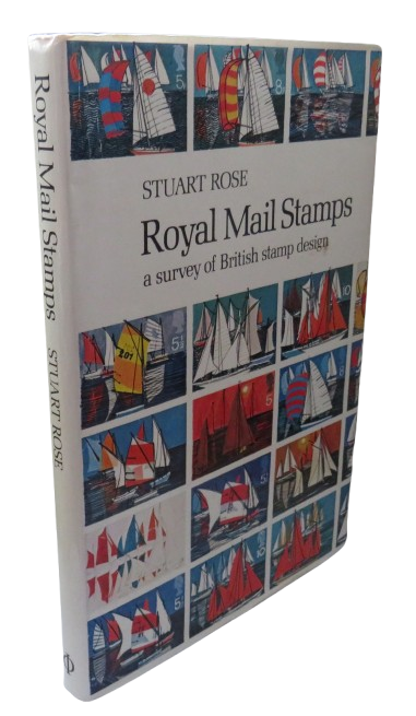 Royal Mail Stamps A Survey of British Stamp Design By Stuart Rose 1980 book front cover