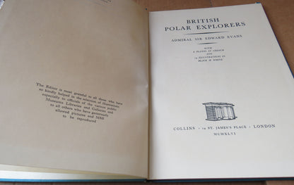 British Polar Explorers by Admiral Sir Edward Evans, 1946 book image 4