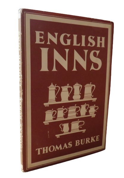 English Inns by Thomas Burke, 1944 book front cover