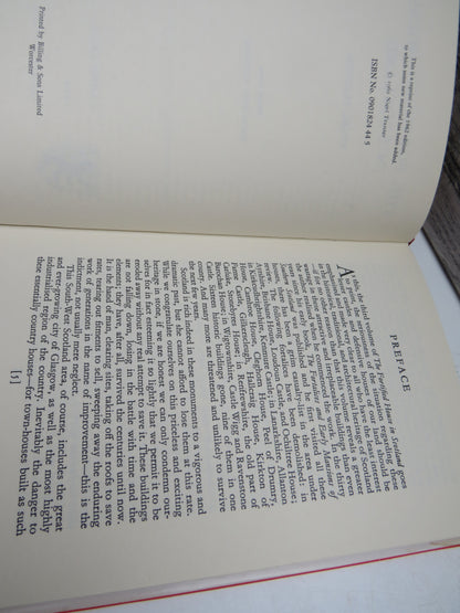 The Fortified House In Scotland By Nigel Tranter Volume Three South-West Scotland 1986