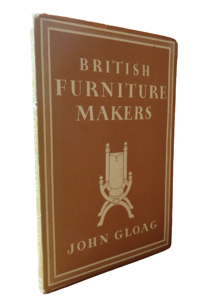 British Furniture Makers by John Gloag, 1945 book front cover