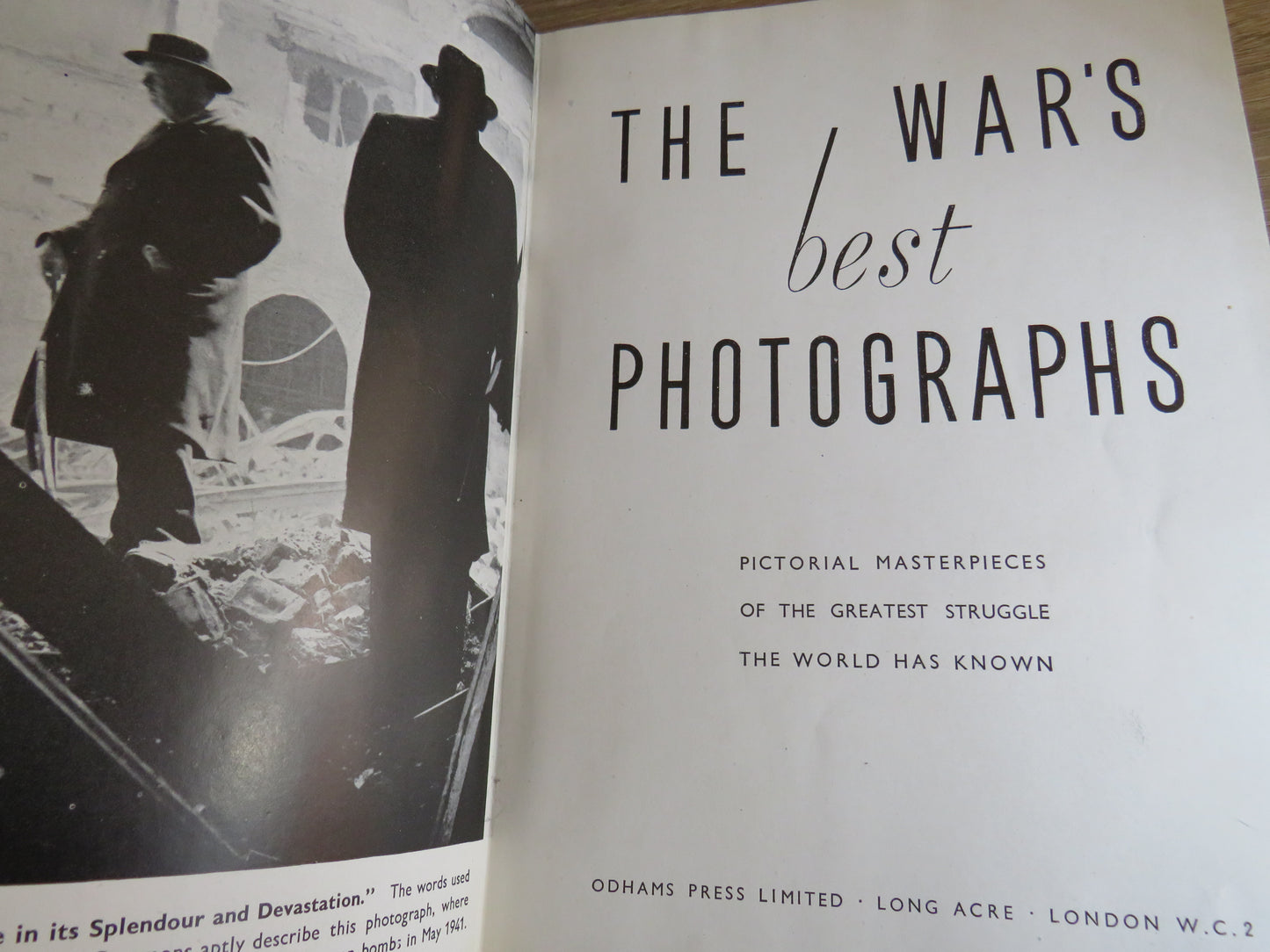 The War's Best Photographs Pictorial Masterpieces of the Greatest Struggle The World Has Known