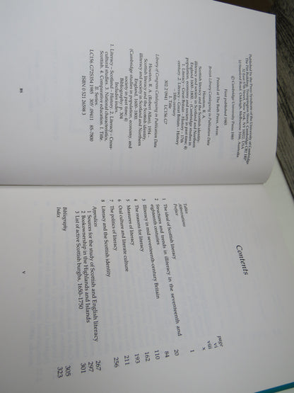 Scottish Literacy and the Scottish Identity Illiteracy and Society In Scotland and Northern England  book image 5
