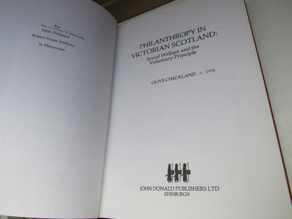 Philanthropy In Victorian Scotland: Social Welfare and The Voluntary Principle By Olive Checkland 19 book image 4