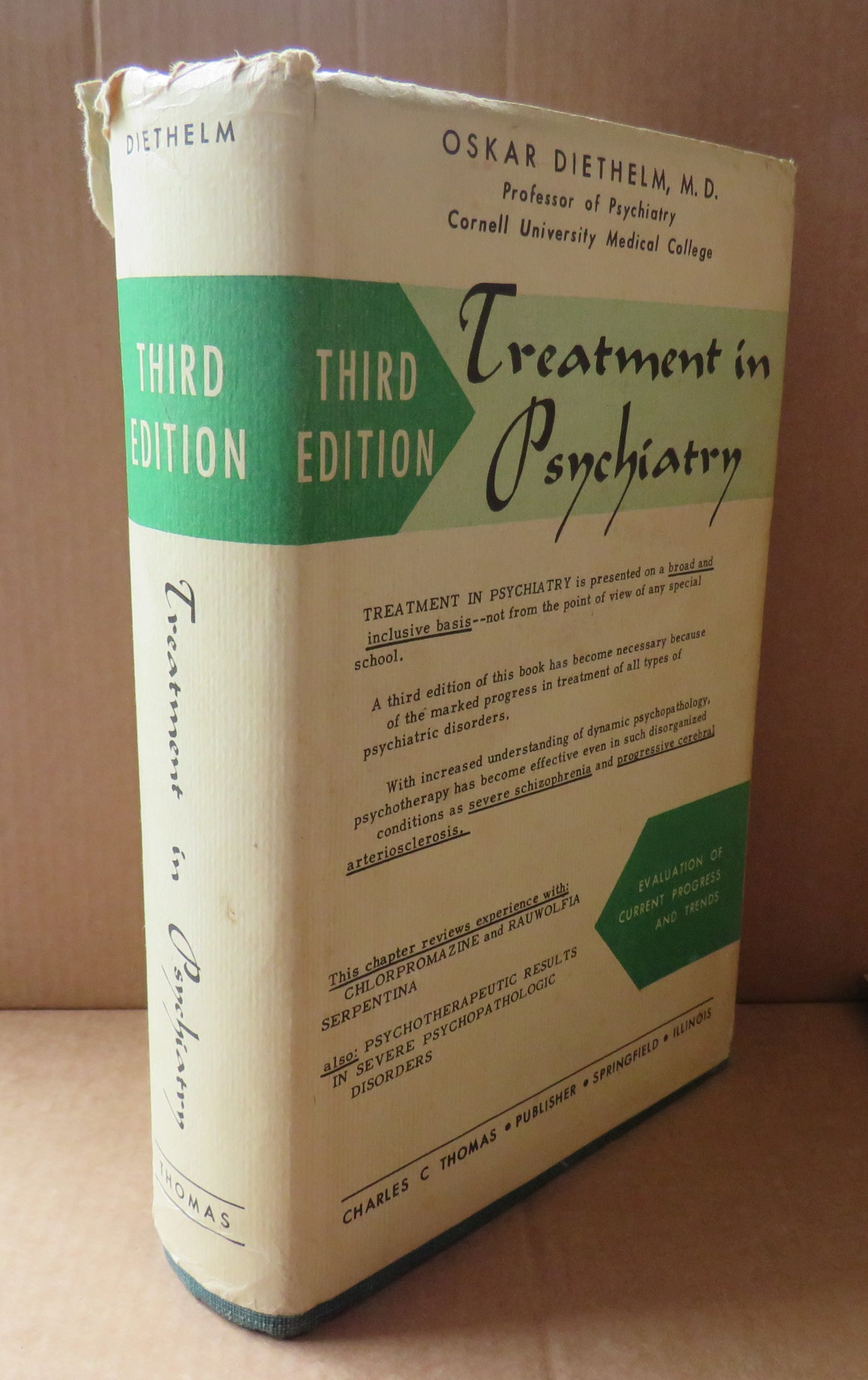 Treatment in Psychiatry by Oskar Diethelm, 1955