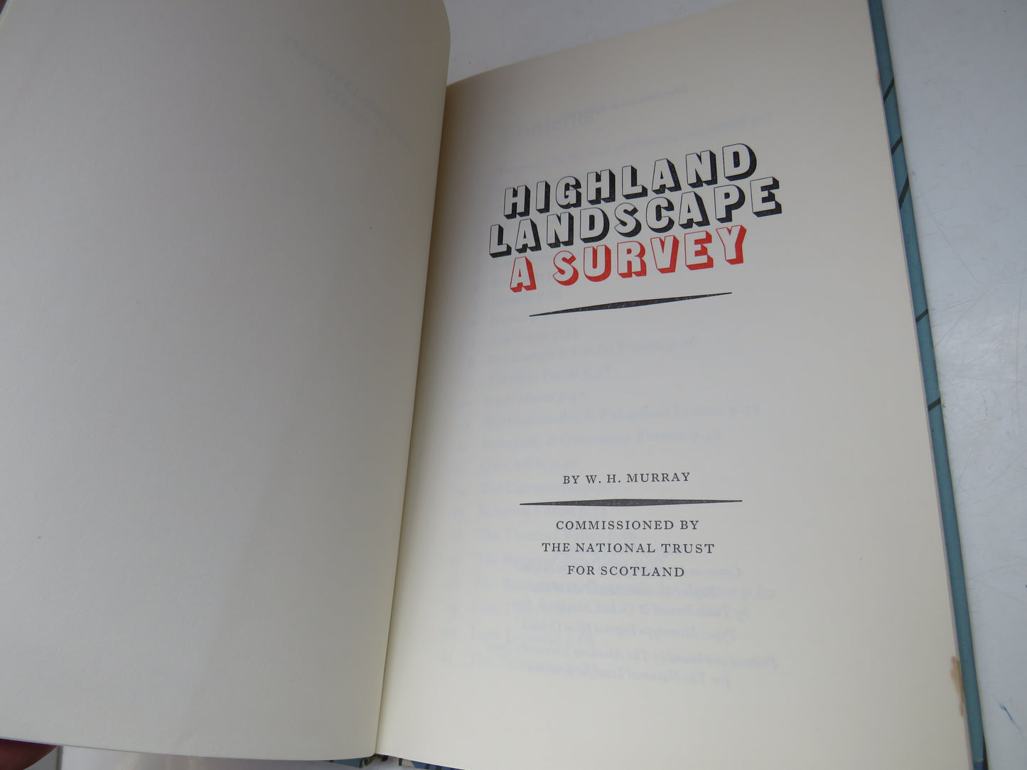 Highland Landscape A Survey By W. H. Murray 1962 1st Edition