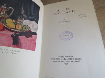 Art In Scotland By Ian Finlay 1948 book image 5