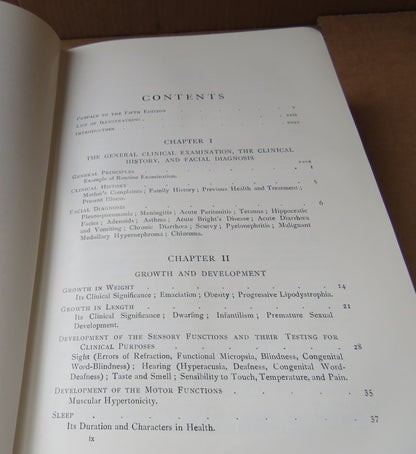 The Clinical Study and Treatment of Sick Children by John Thomson and Leonard Findlay, 1933 book image 4