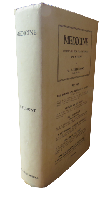 Medicine Essentials for Practitioners and Students by G.E. Beamont, 1932 book front cover
