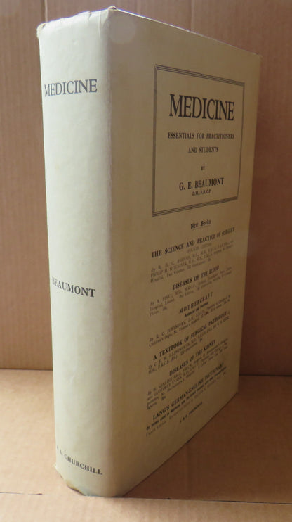 Medicine Essentials for Practitioners and Students by G.E. Beamont, 1932 book image 2