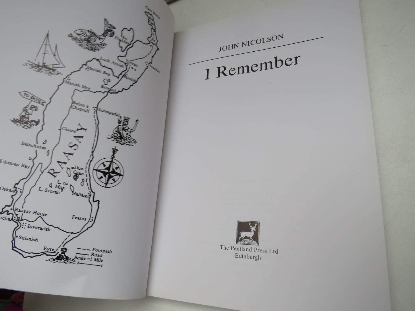 I Remember Memories of Raasay By John Nicolson 1989