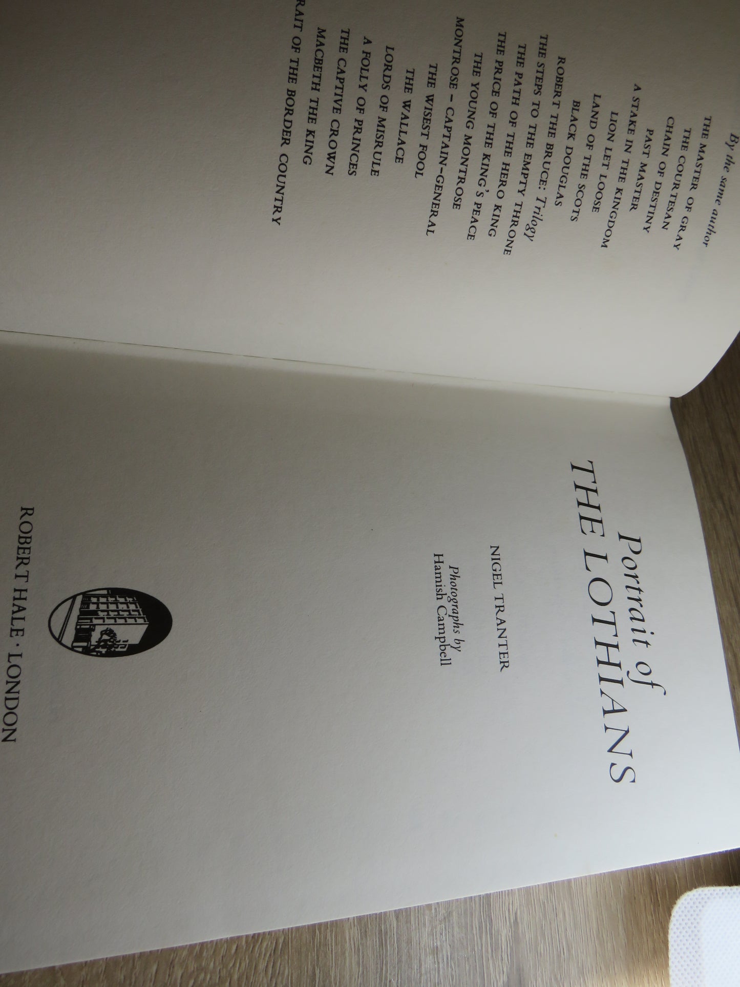 Portrait of The Lothians By Nigel Tranter 1979