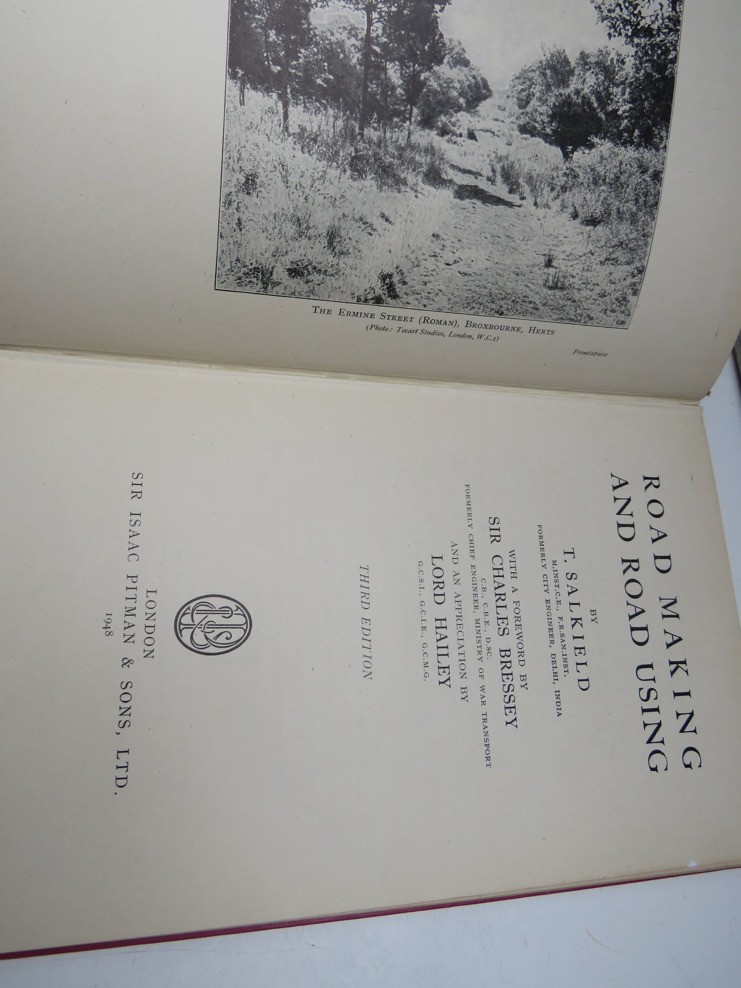 Road Making and Road Using By T. Salkield 1948