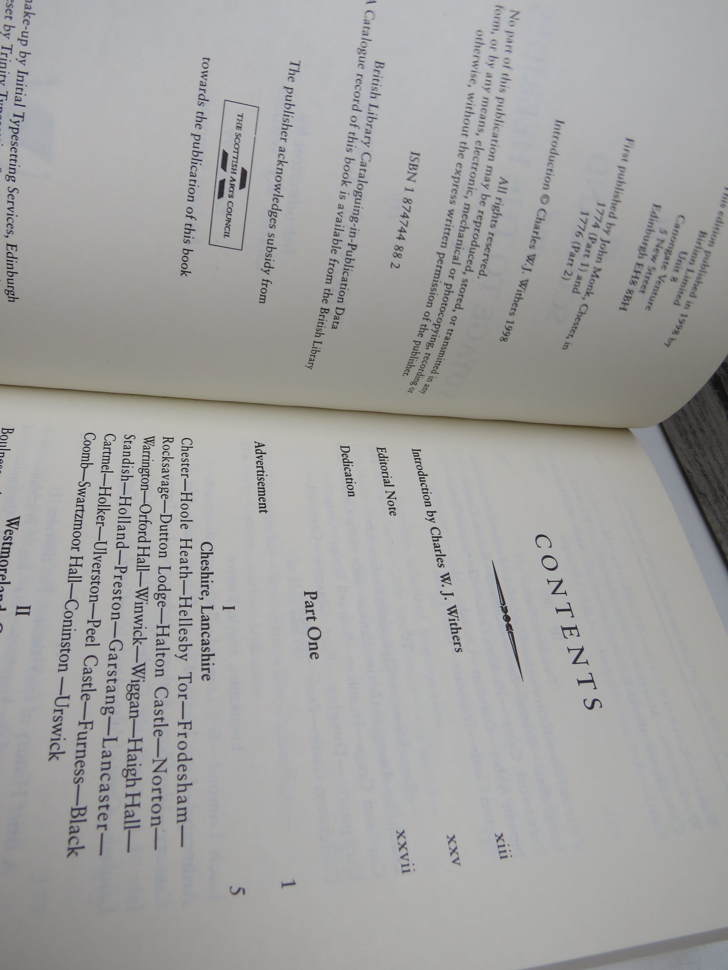 A Tour In Scotland and Voyage To The Hebrides 1772 By Thomas Pennant 1998