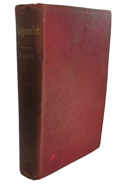 Redgauntlet A Tale of the Eighteenth Century By Sir Walter Scott 1897, Antique Book book front cover