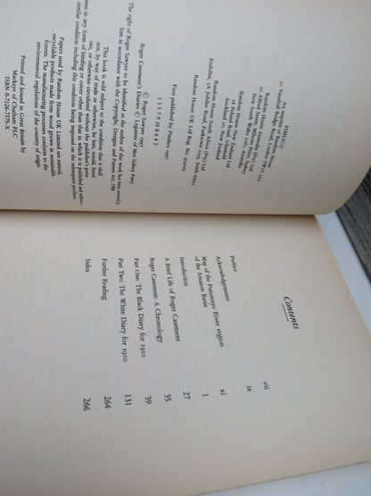 Roger Casement's Diaries 1910: The Black and the White Edited By Roger Sawyer 1997