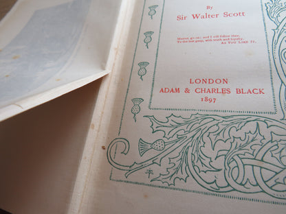 Redgauntlet A Tale of the Eighteenth Century By Sir Walter Scott 1897, Antique Book book image 4