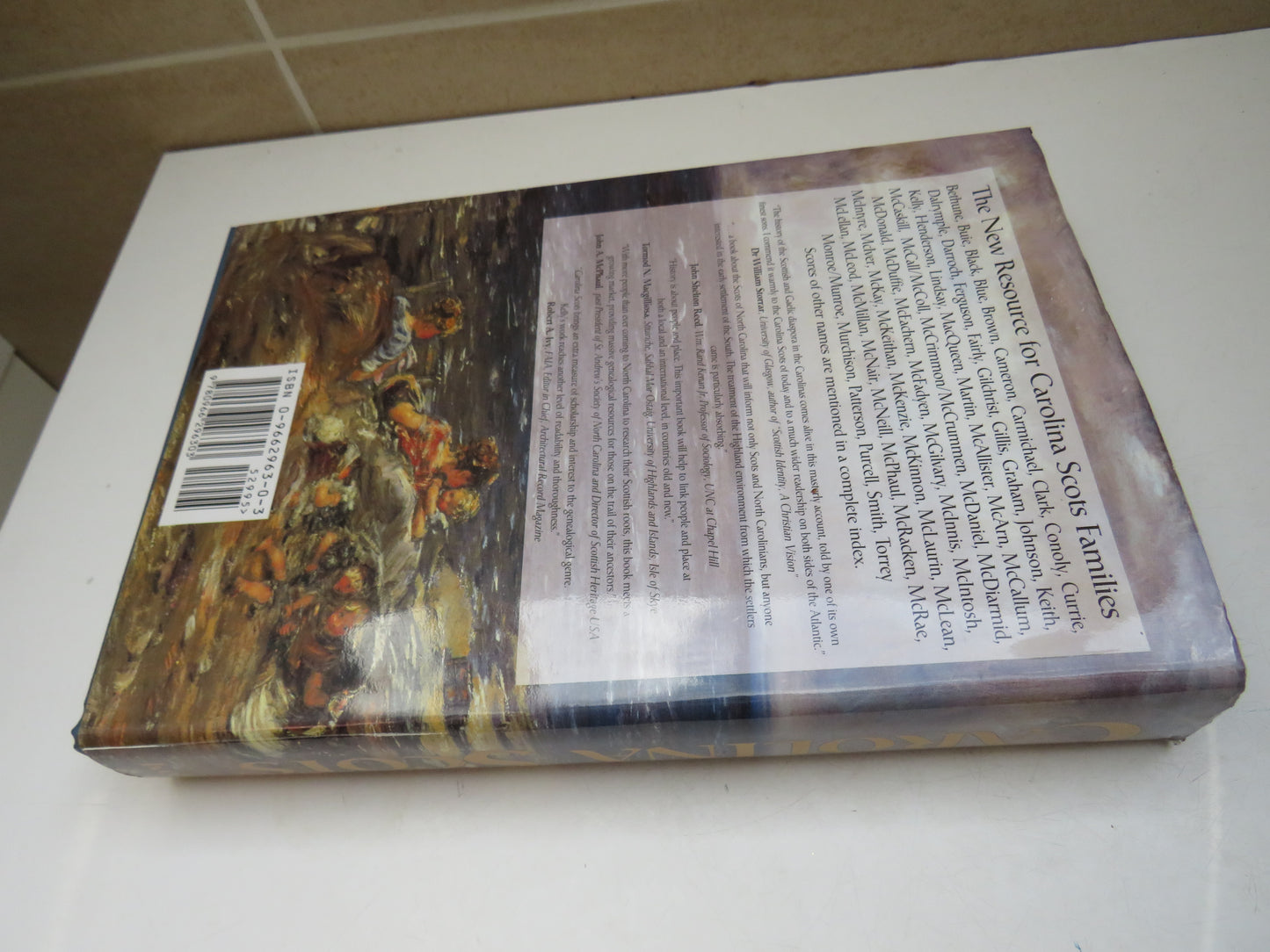 Carolina Scots An Historical and Genealogical Study of Over 100 Years of Emigration By Douglas F. Kelly With Caroline Switzer Kelly 1998