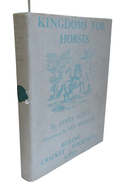 Kingdoms For Horses By James Agate 1936 book front cover
