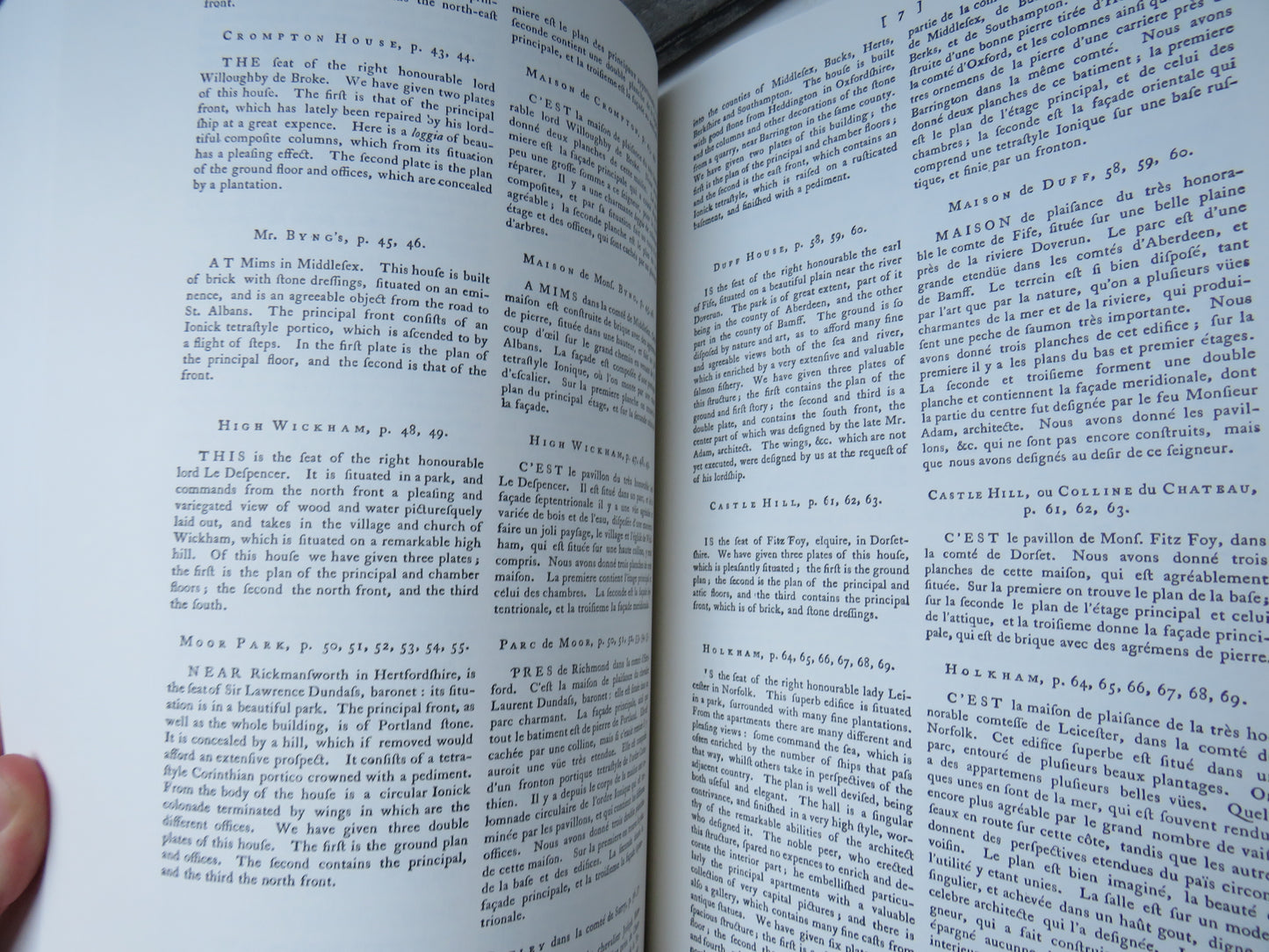Vitruvius Britannicus Second Series By J. Badeslade, J. Rocque, John Woolfe & James Gandon 2009