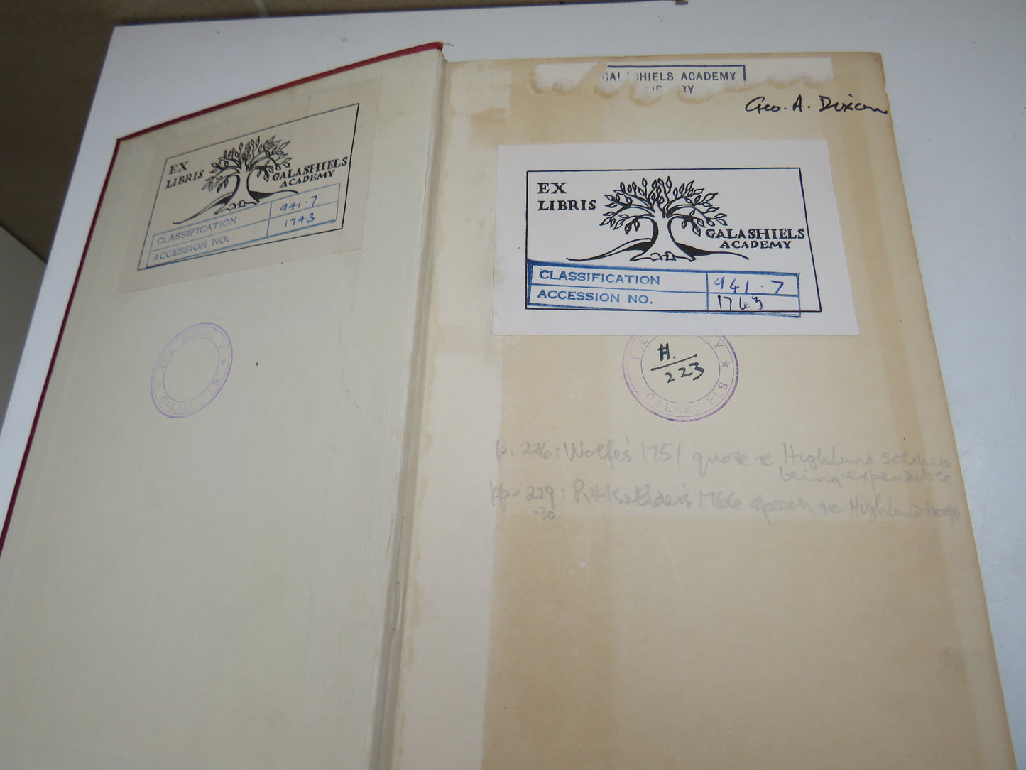 Wolfe In Scotland In The '45 and From 1749 To 1753 By J.T. Findlay 1928