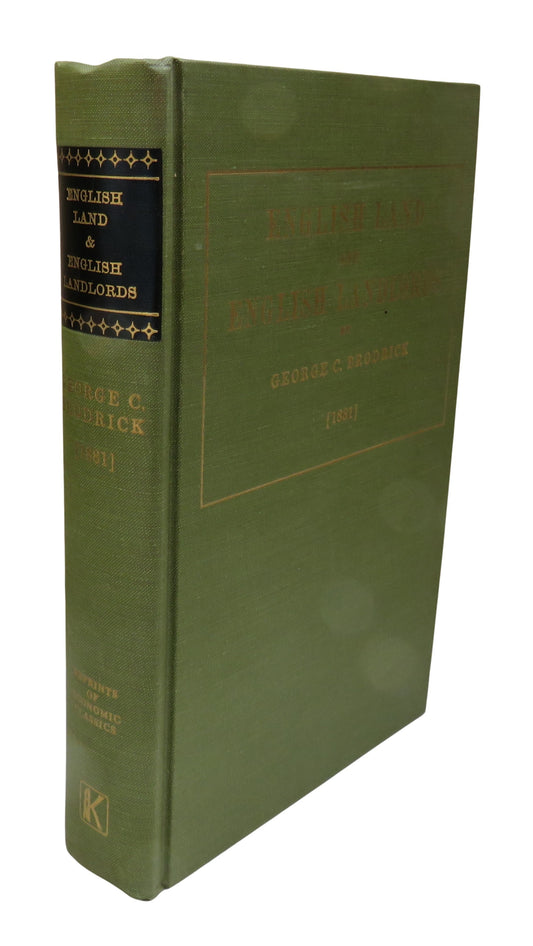 Vintage, history book English Land Landlords. 