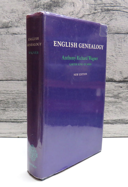 English Genealogy By Anthony Richard Wagner 1972 book front cover