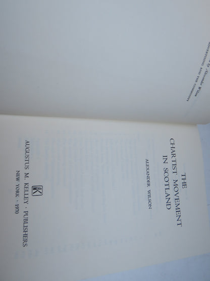 The Chartist Movement In Scotland By Alexander Wilson 1970 book image 4