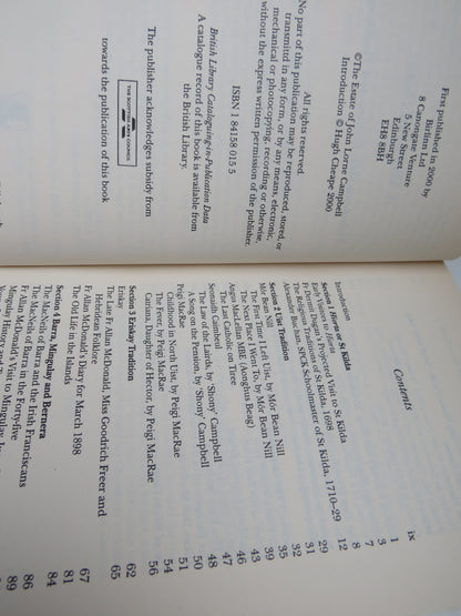 A Very Civil People Hebridean Folk, History and Tradition By John Lorne Campbell 2000