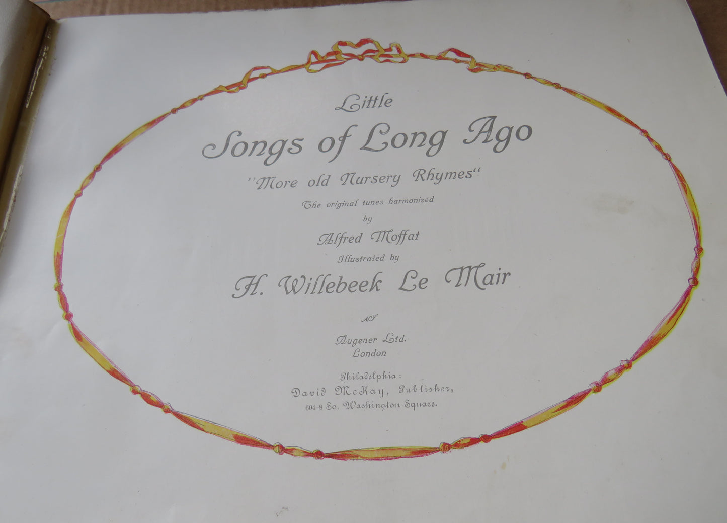 Little Songs of Long Ago by Alfred Moffat, 1912