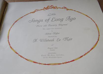 Little Songs of Long Ago by Alfred Moffat, 1912 book image 4