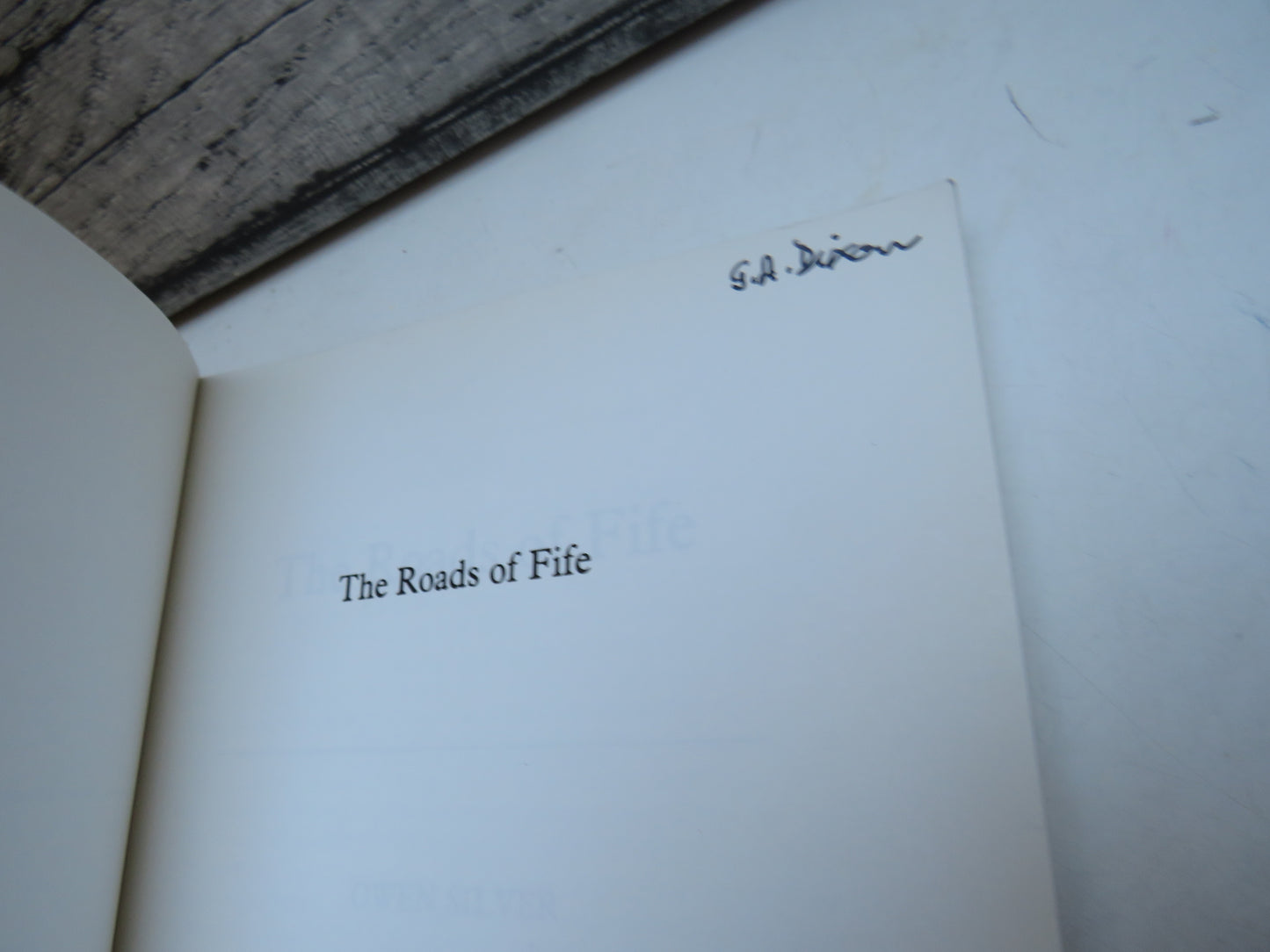 The Roads of Fife By Owen Silver 1987