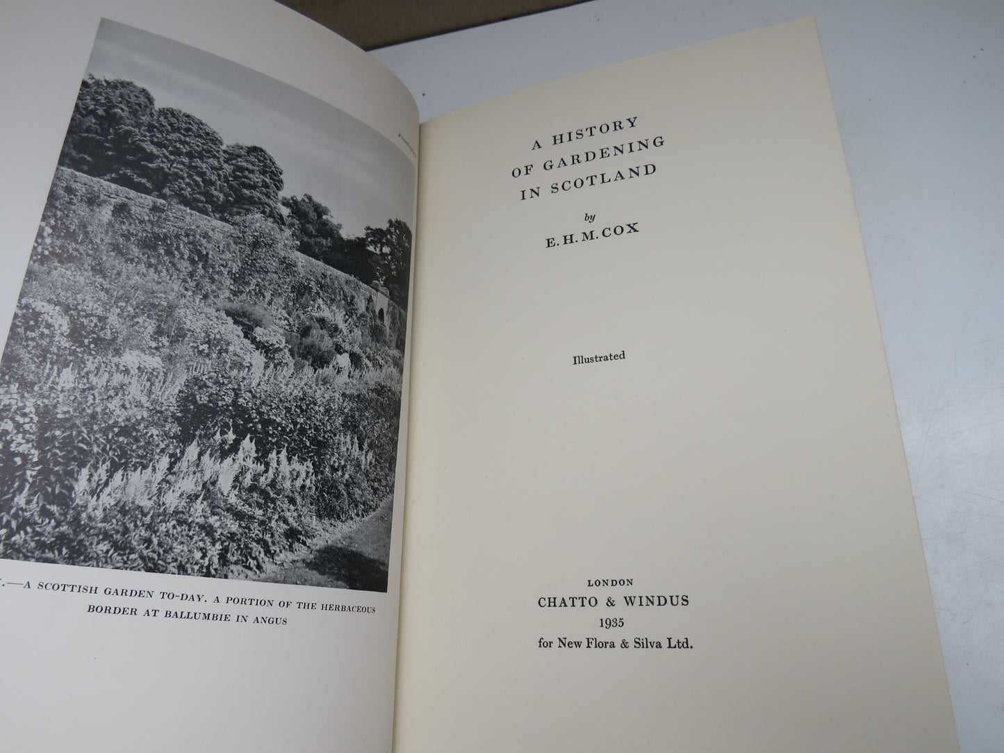 A History of Gardening In Scotland By E. H. M. Cox 1935