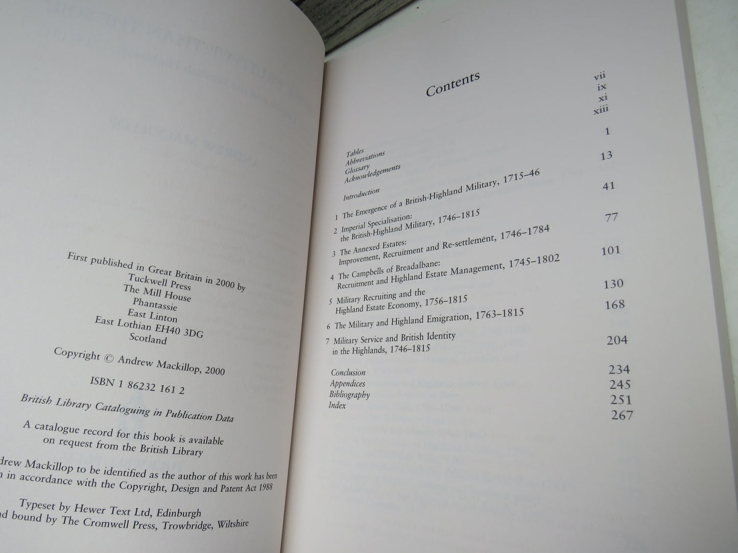 'More Fruitful Than The Soil' Army, Empire and the Scottish Highlands, 1715-1815 By Andrew Mackillop 2000