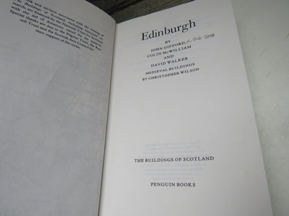 Edinburgh By John Gifford, Colin McWilliam and David Walker Medieval Buildings By Christopher Wilson book image 4