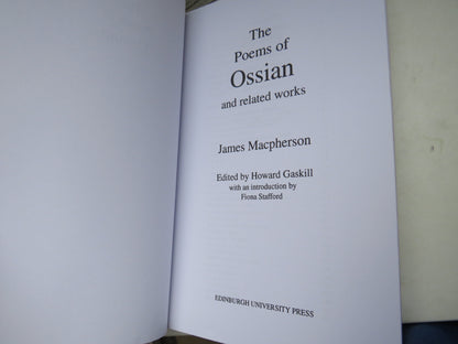 The Poems of Ossian and Related Works By James MacPherson 2006 book image 3