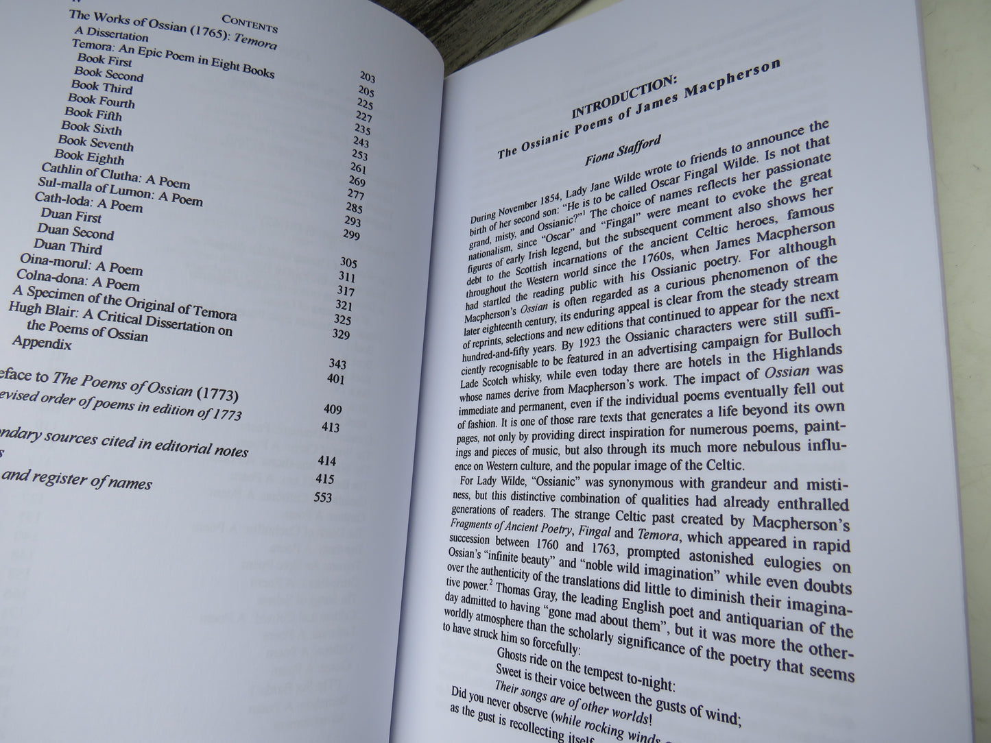 The Poems of Ossian and Related Works By James MacPherson 2006