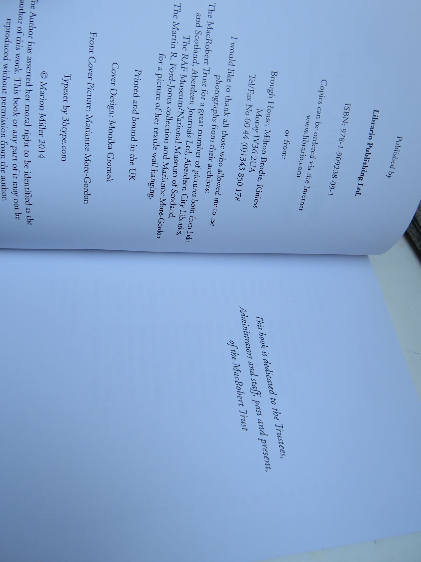 Cawnpore To Cromar The MacRoberts of Douneside By Marion Miller 2014