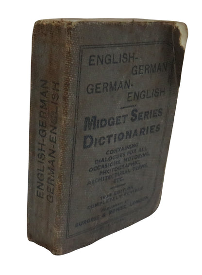 English- German, German- English Midget Series Dictionaries book front cover