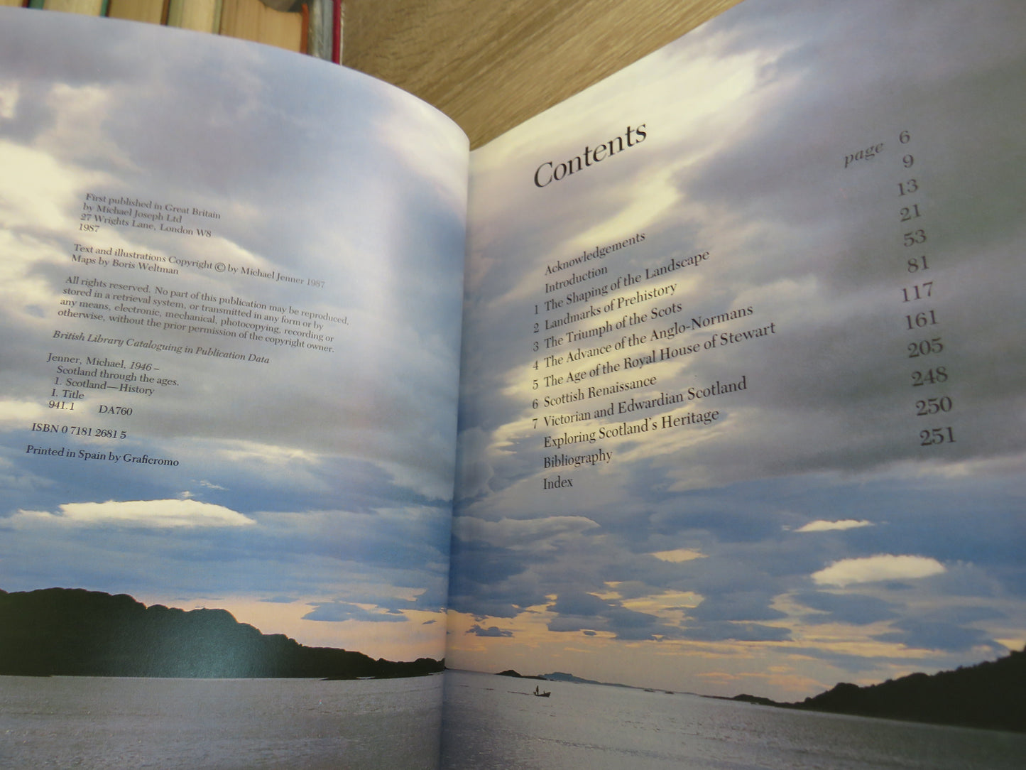 Scotland Through The Ages Written and Photographed By Michael Jenner 1987