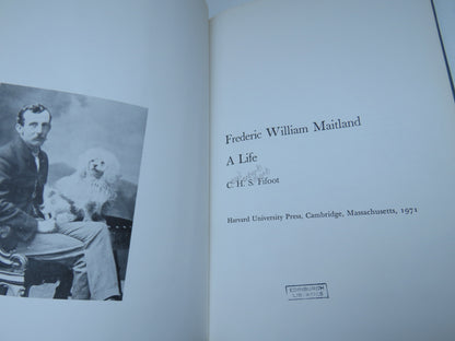 Frederic William Maitland A Life By C. H. S. Fifoot 1971 book image 3