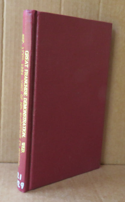 Great Franchise Demonstration, Wed. Sept. 17th 1884, Visit of Mr Gladstone to Brechin, 1884 book image 2