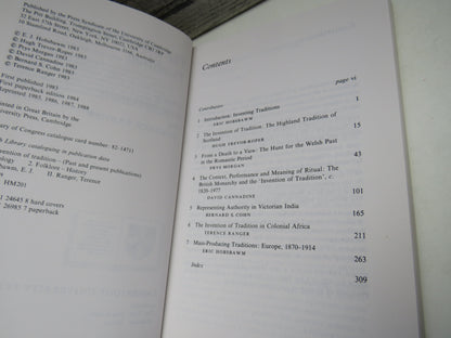 The Invention of Tradition Edited By Eric Hobsbawn and Terence Ranger 1988 book image 4