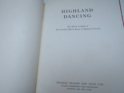 Highland Dancing The Official Text Book of the Scottish Official Board of Highland Dancing 1955 book image 4