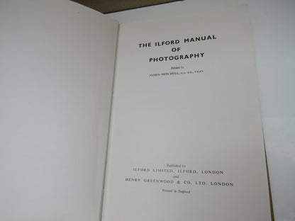 The Ilford Manual of Photography Edited by James Mitchell 1954 book image 4