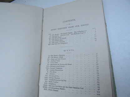 Sketches of Boz By Charles Dickens 1877 Antique Book book image 6